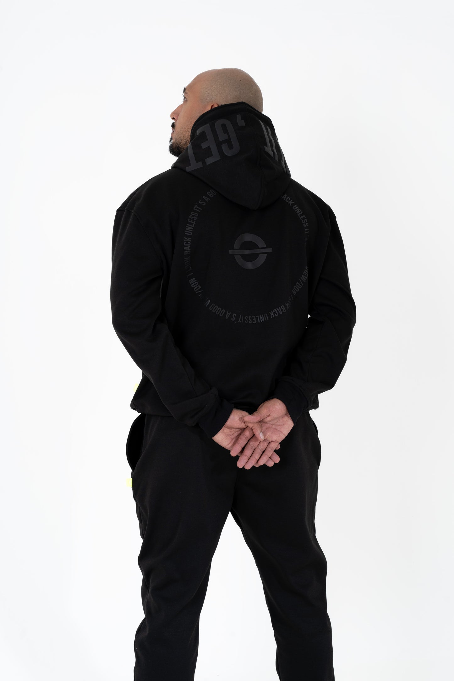 BLACK ON BLACK HOODIE