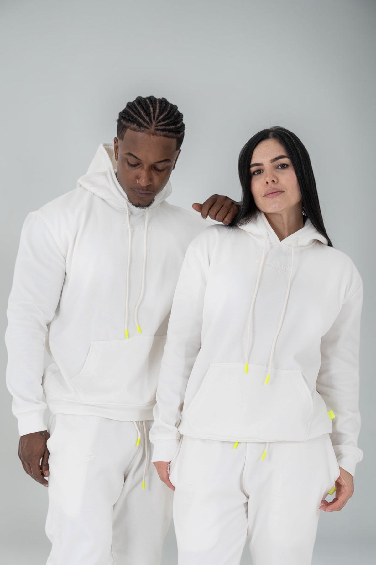 Hoodie White Want It Get It blanco streetwear CLOUT.INC