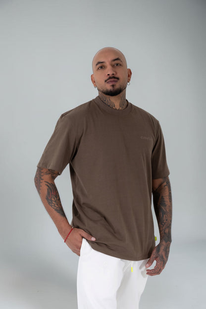BASIC BROWN T-SHIRT
